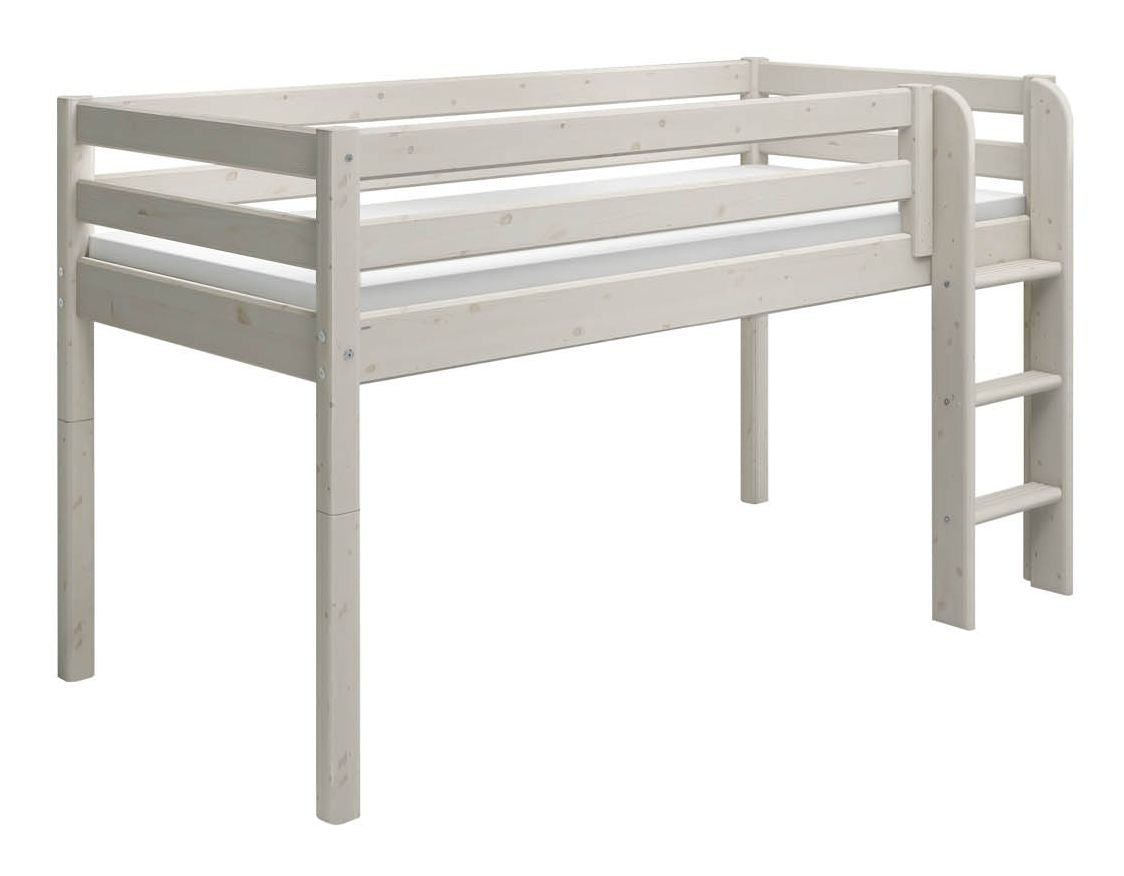 Classic Half High Bed 90x200, White