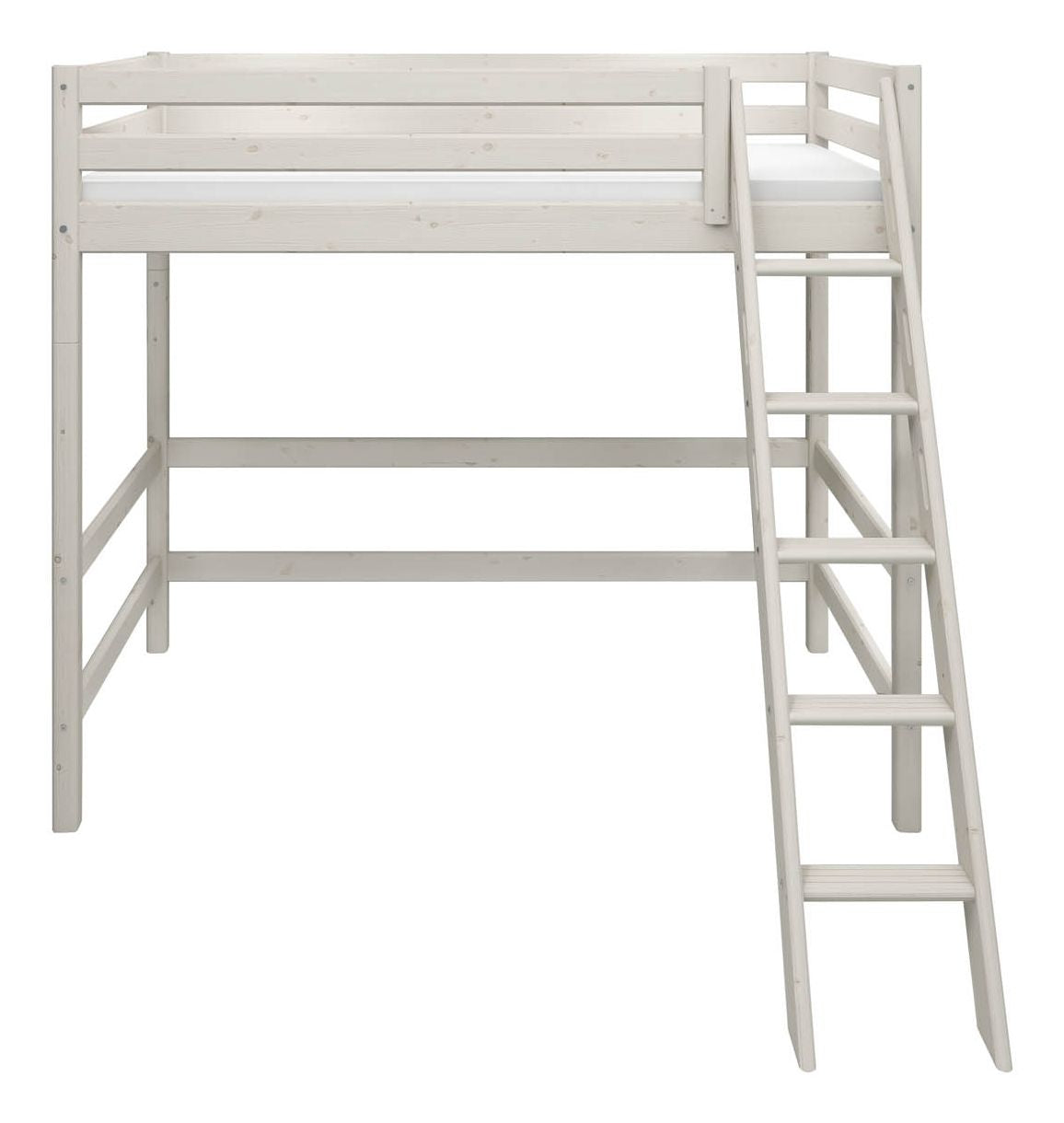 Classic High Bed, White, 90x200