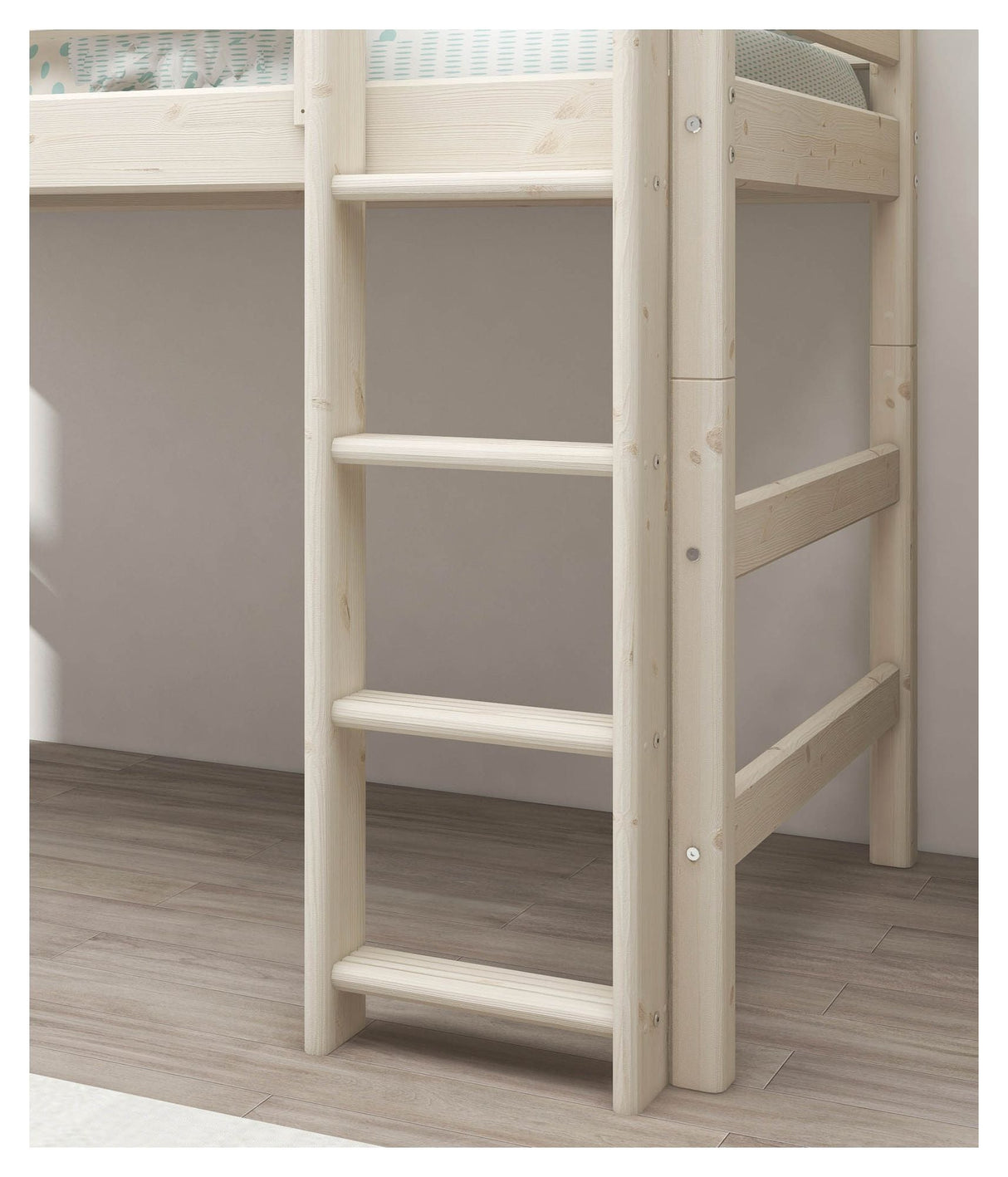 Classic Semi high bed, 90x200, white