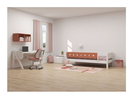 Daybed w. bedhorse 90x200, White and pink