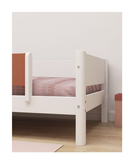 Daybed w. bedhorse 90x200, White and pink