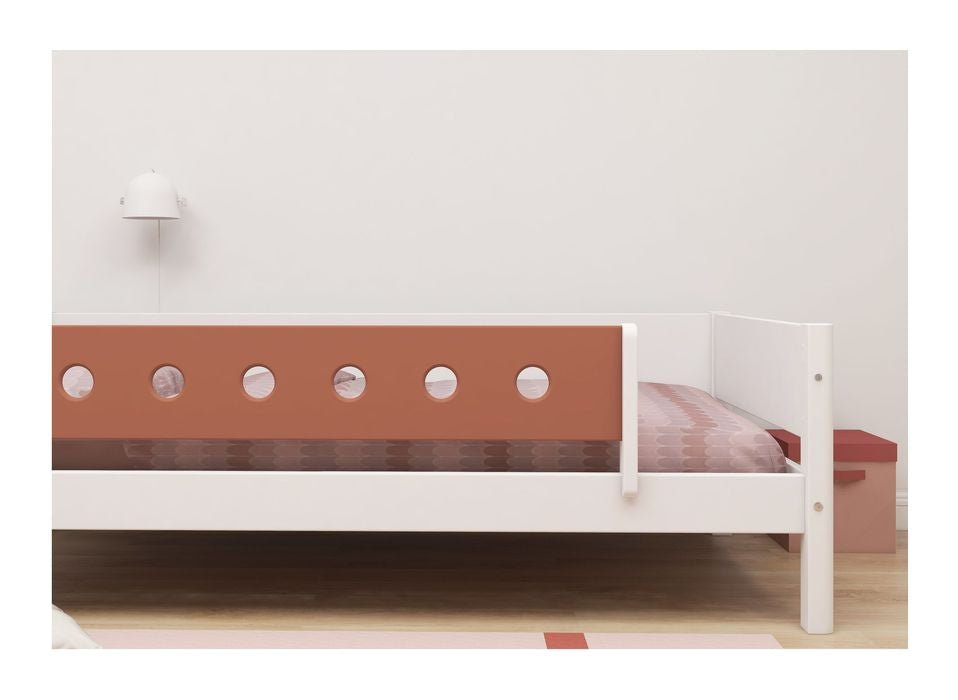 Daybed w. bedhorse 90x200, White and pink