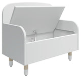 FLEXA Dots Bench, White w. storage