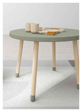 FLEXA Dots Play table, MDF and ash wood, Green