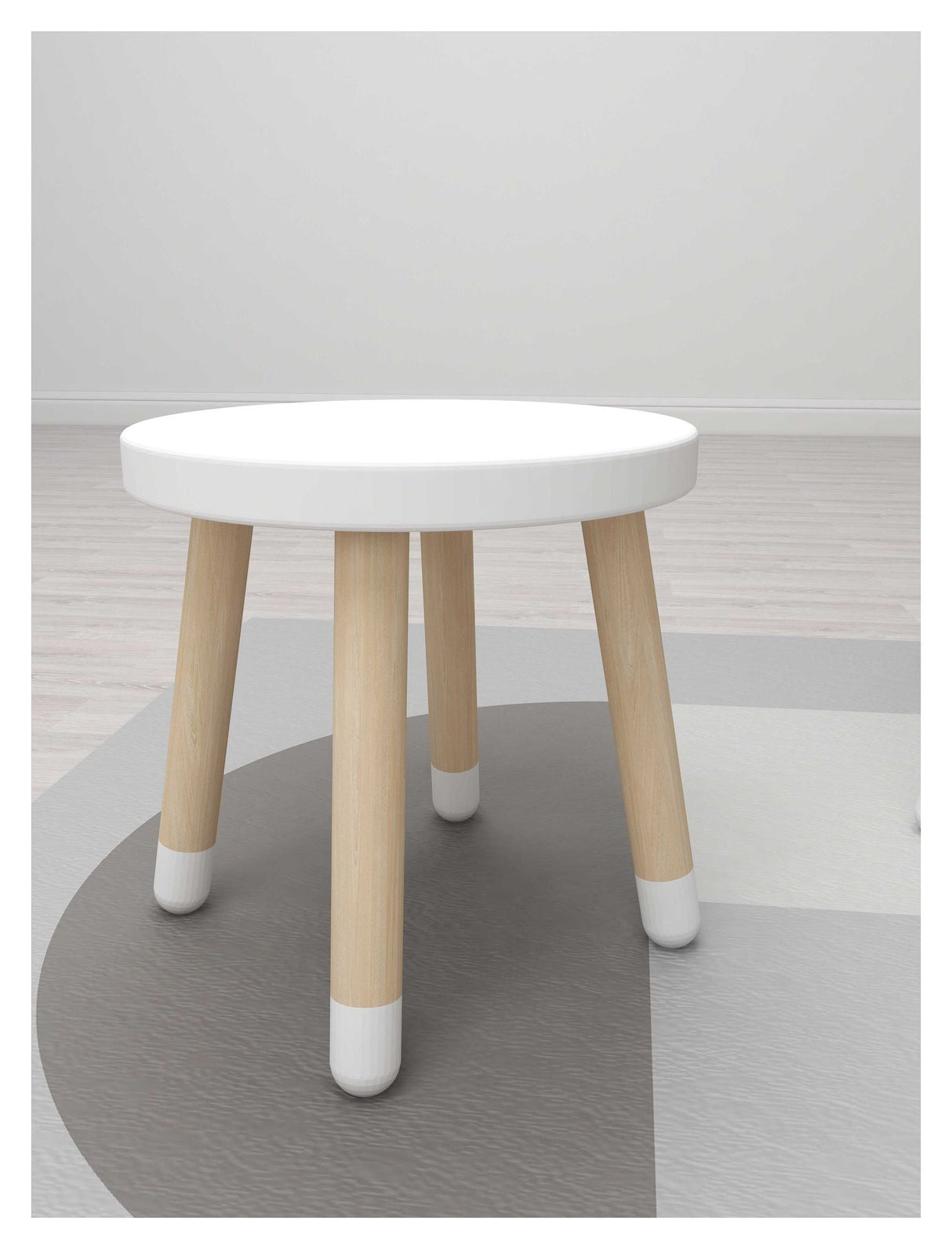 FLEXA Dots stool, white