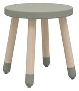 FLEXA Dots Stool, MDF and Ash Wood, Green