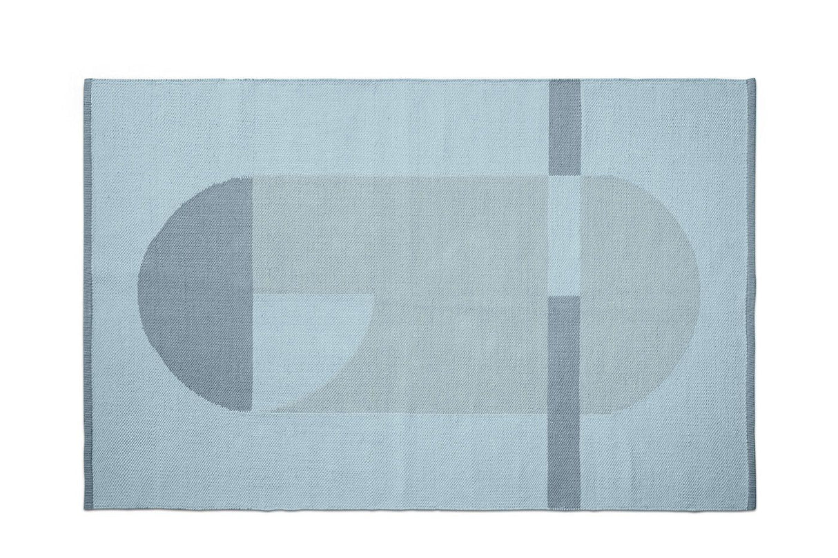 FLEXA Flat woven rug 180x120cm, Blue