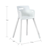 FLEXA Junior Chair, White