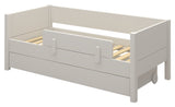 Ask Junior bed with bed horse and drawer, white