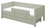 Ask Junior bed with bed horse and drawer, green