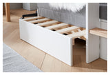 FLEXA Nor CASA High bed white, w. straight ladder 90x200