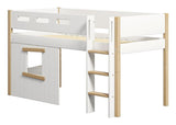 Nor Half-high bed with ladder, 90x200