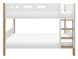 FLEXA Nor Bunk bed white, 90x200 m. oak