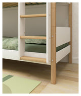 FLEXA Nor Bunk bed white, 90x200 m. oak