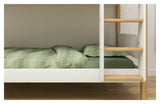 FLEXA Nor Bunk bed white, 90x200 m. oak