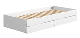 FLEXA Nor pull-out bed w/drawers, White