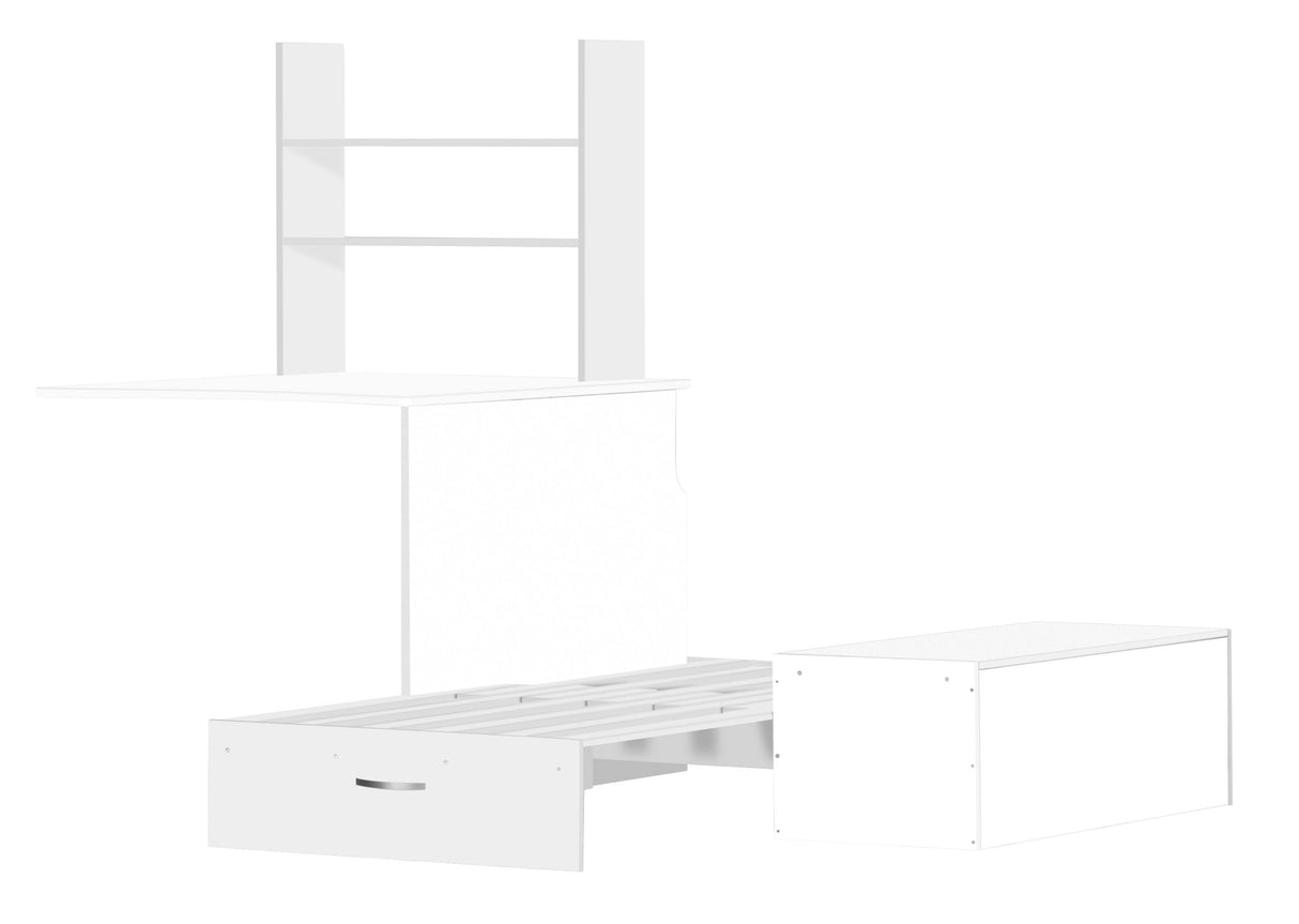 THUKA Nordic Sofa and desk module, white