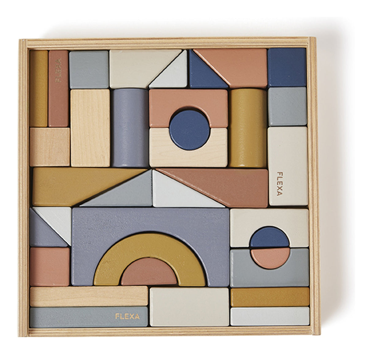 Play Wooden Bricks, Multi-colored