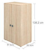 FLEXA Popsicle Wardrobe Blueberry, 138x88cm