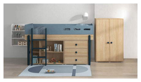 FLEXA Popsicle Wardrobe Blueberry, 138x88cm