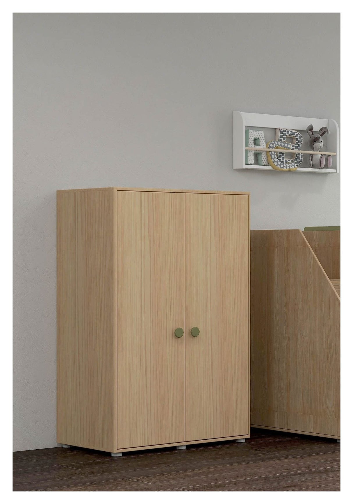 FLEXA Popsicle Wardrobe Kiwi, 138x88