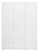 Roomie Wardrobe with 3 doors, White