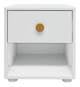 Roomie Chest w. 1 drawer, White/Yellow