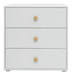 Roomie Chest w. 3 drawers, White/Oak