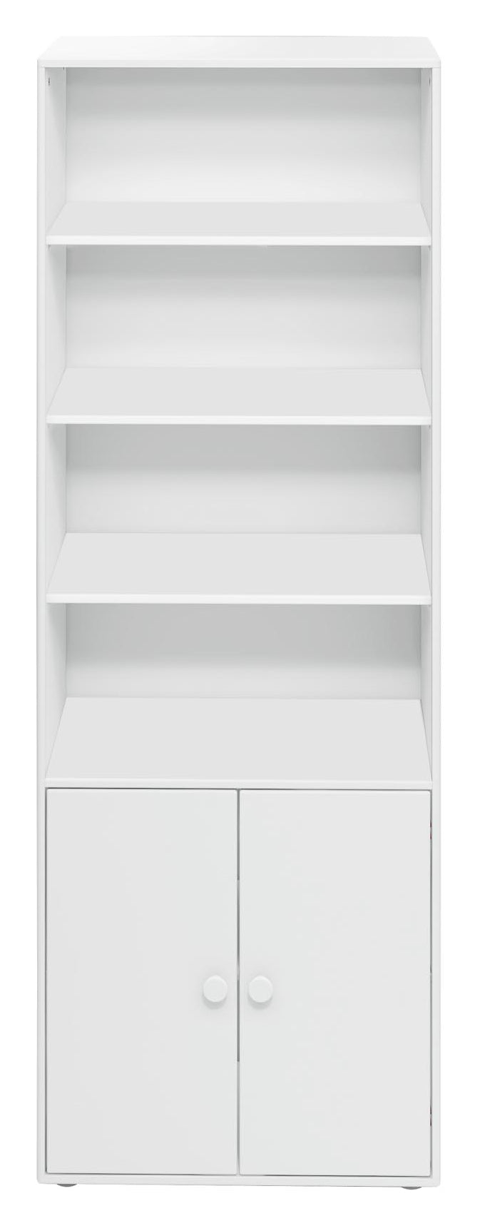 Roomie Maxi shelf with 2 doors, White