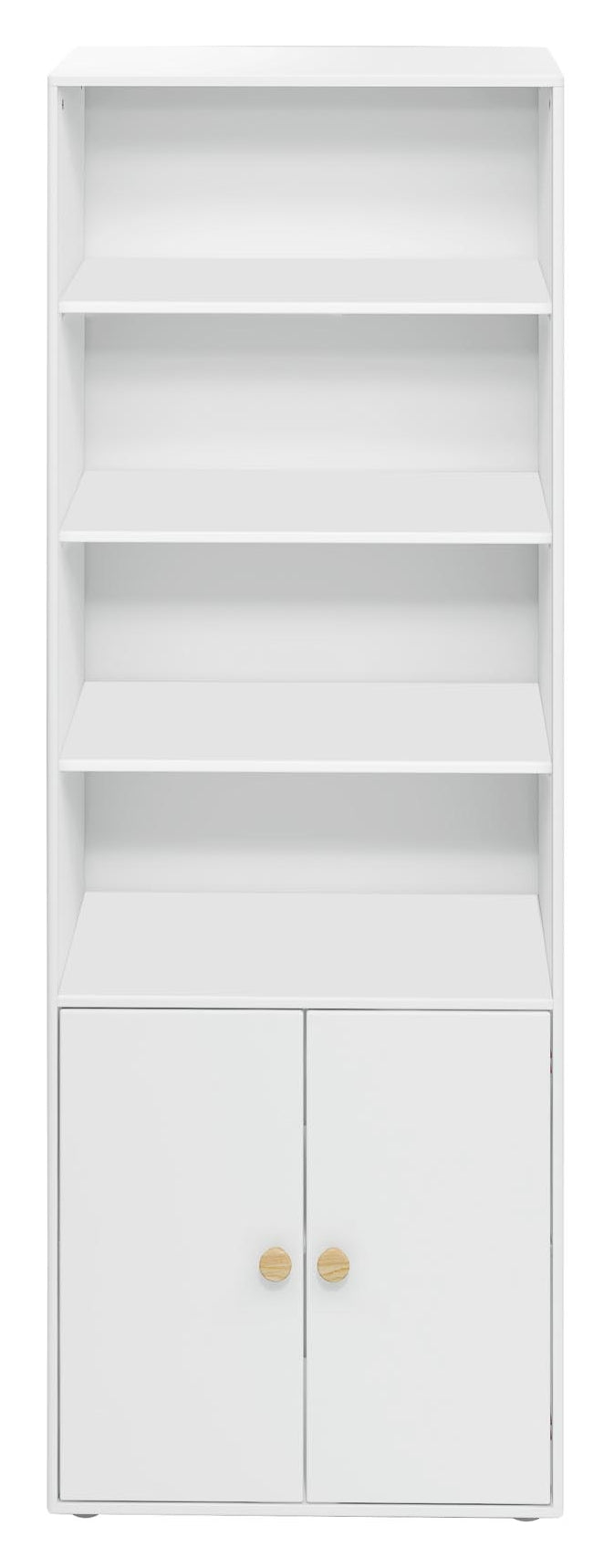 Roomie Maxi shelf with 2 doors, White/Oak