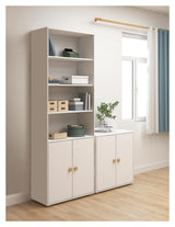 Roomie Maxi shelf with 2 doors, White/Oak