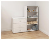 Roomie Midi bookcase, White