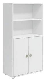 Roomie Midi shelf with 2 doors, Green/White