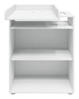 Roomie Puzzle table with 1 shelf, White