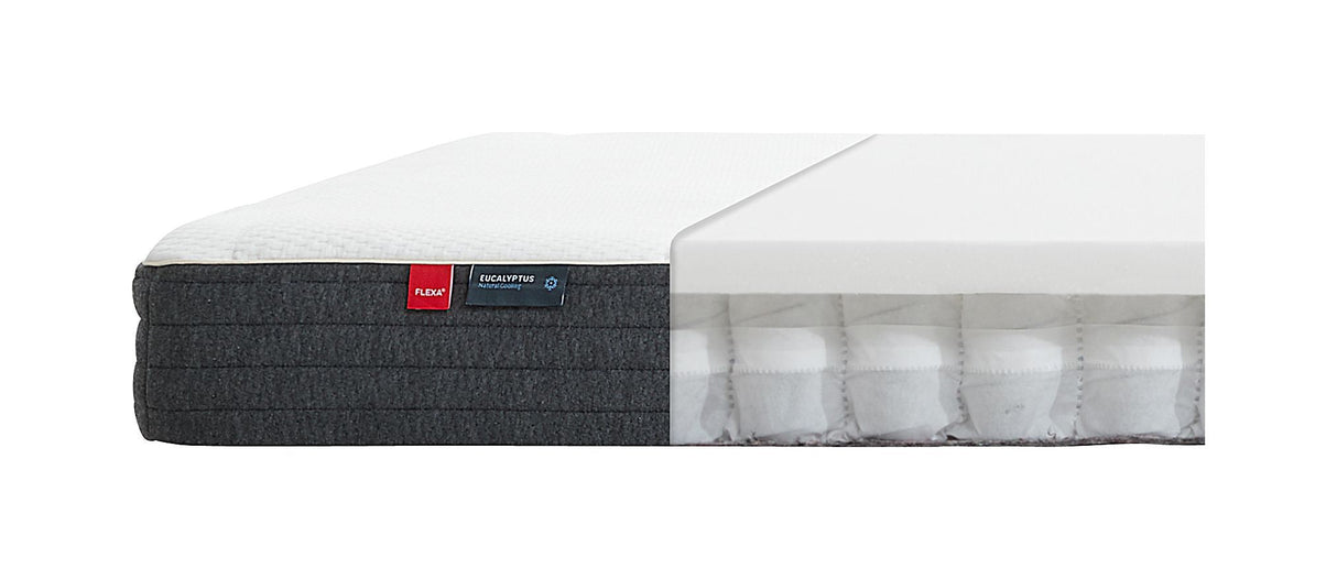 FLEXA Sleep Spring mattress with Eucalyptus cover, 140x200