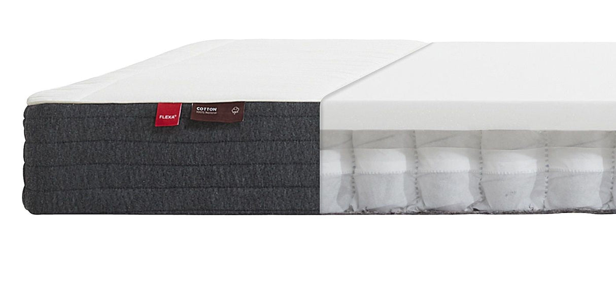 Spring mattress with cotton cover, 120x200