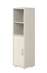 FLEXA Study Pine shelving with 3 shelves, White/white barb.