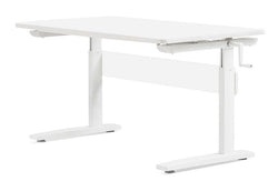 FLEXA Study Desk Raise/Lower, White