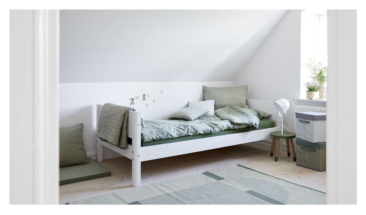 Flexa White Single bed, 200x90