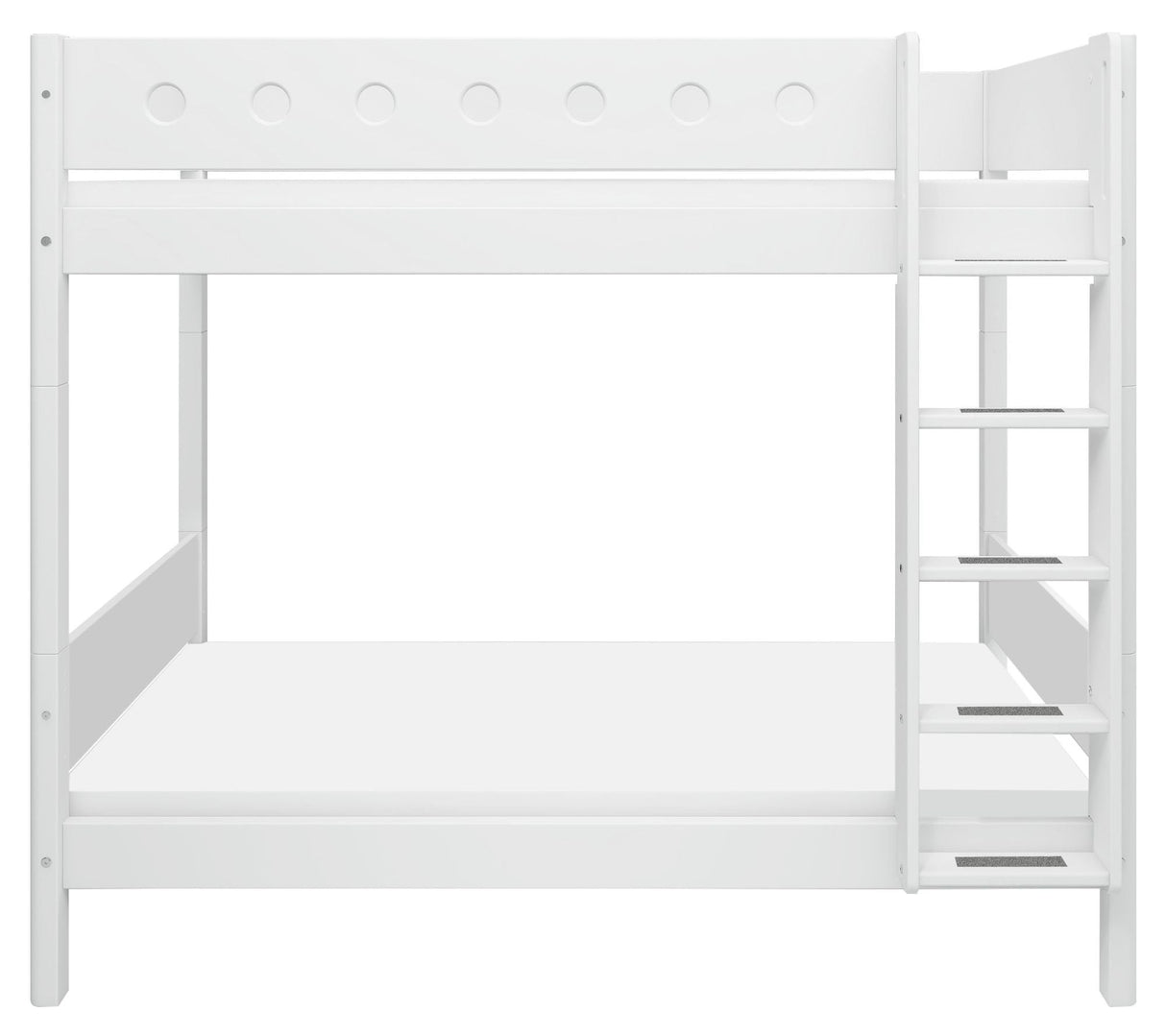 Flexa White High Bunk Bed, 200x90