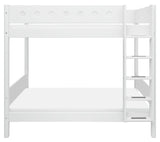 Flexa White High Bunk Bed, 200x90