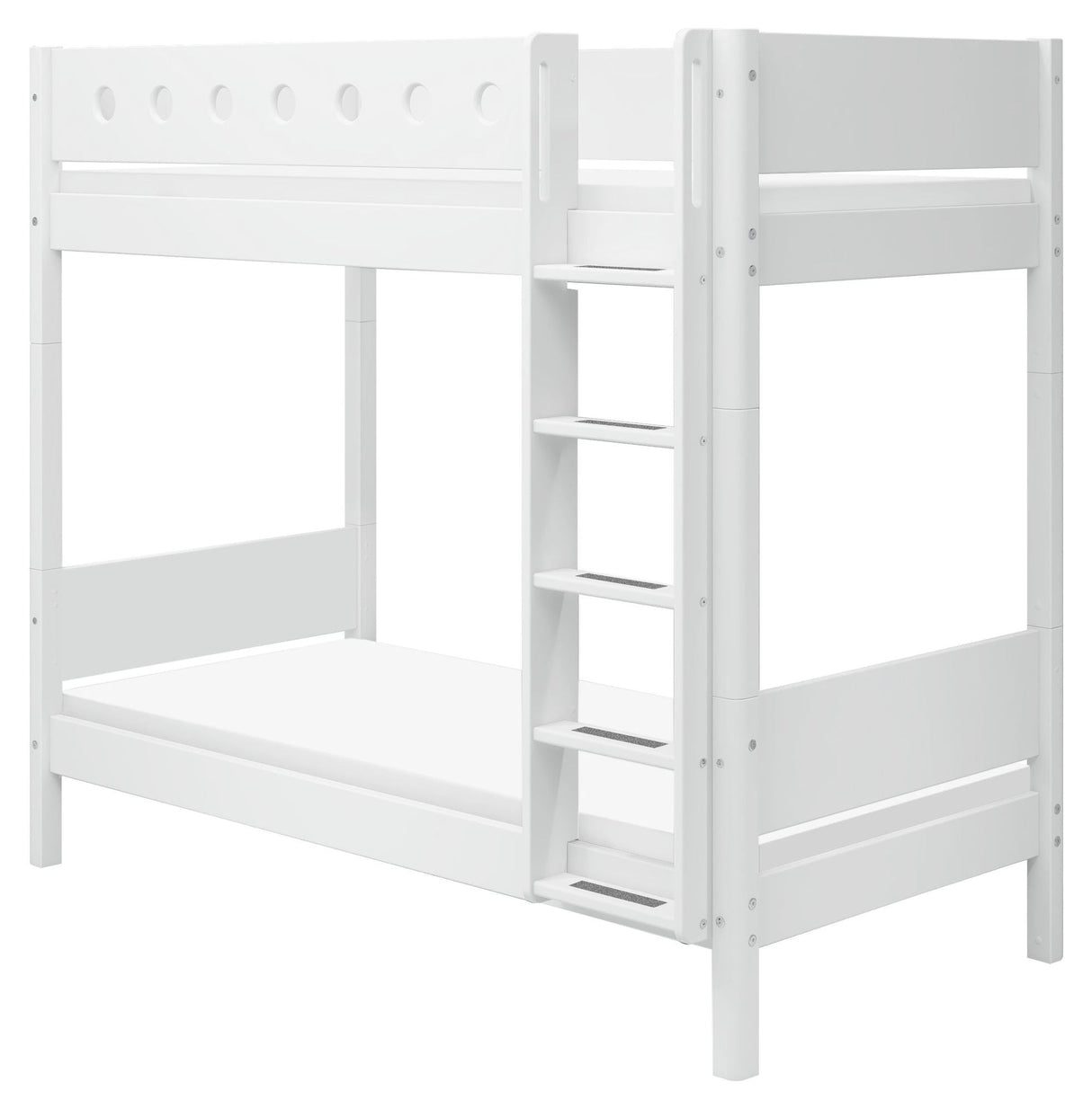 Flexa White High Bunk Bed, 200x90