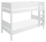 Flexa White Bunk Bed, 200x90