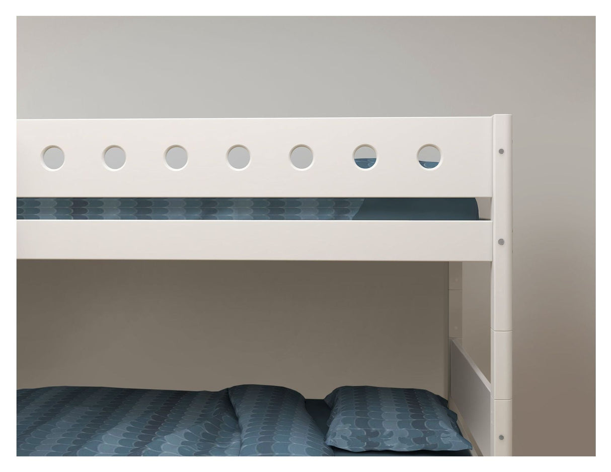 Flexa White Bunk Bed, 200x90