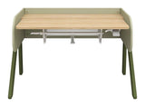 Woody Desk, Green/Oak