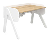 Woody Desk, White/Oak