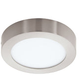 Fueva LED Ceiling lamp - Brushed steel - Ø17