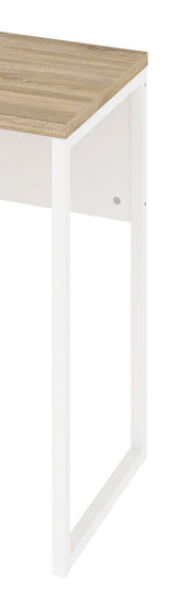 Function Plus Desk - Light Wood/White