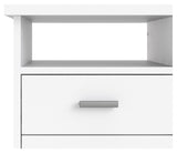 Function Desk - White w/4 drawers