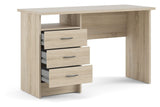 Function Desk - Light wood w/3 drawers